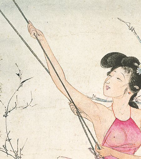 临猗-胡也佛的仕女画和最知名的金瓶梅秘戏图